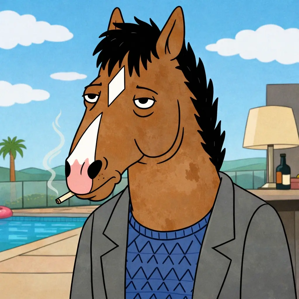 BoJack Horseman character test guide image for comparing the IDRlabs link with a faster quiz alternative
